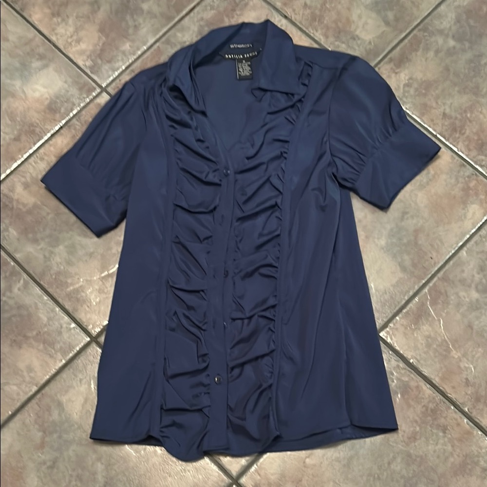 Women's Navy Blouse